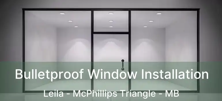  Bulletproof Window Installation Leila - McPhillips Triangle - MB