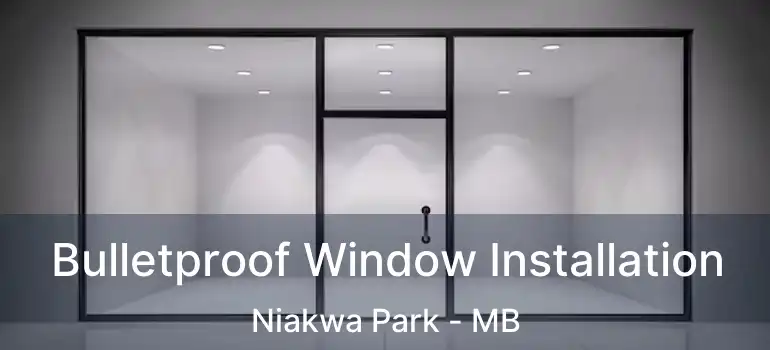  Bulletproof Window Installation Niakwa Park - MB