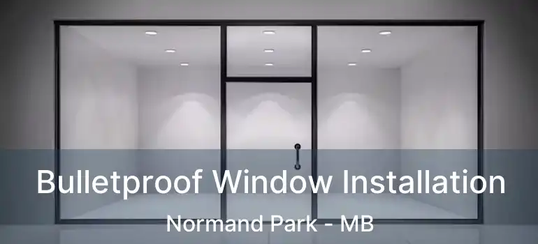  Bulletproof Window Installation Normand Park - MB