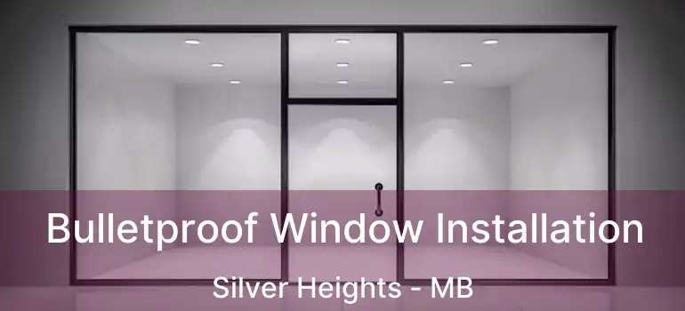  Bulletproof Window Installation Silver Heights - MB