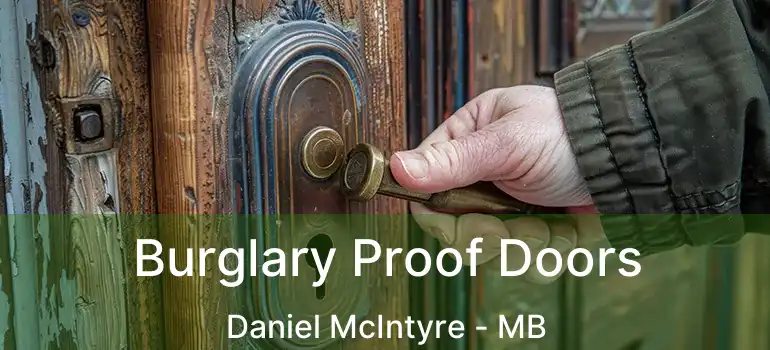  Burglary Proof Doors Daniel McIntyre - MB