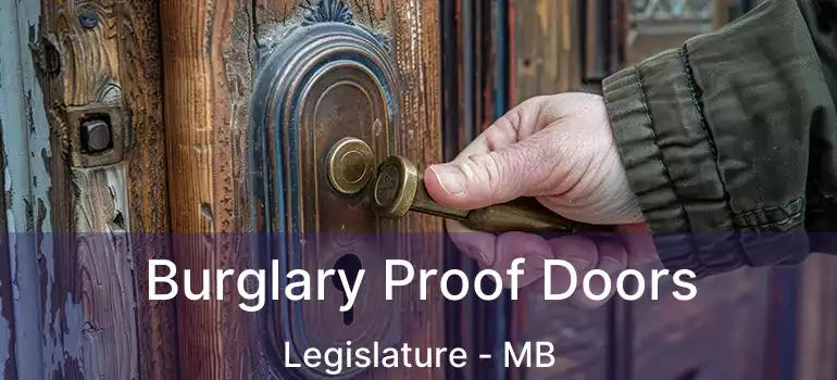  Burglary Proof Doors Legislature - MB