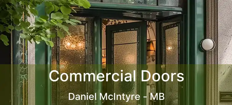  Commercial Doors Daniel McIntyre - MB