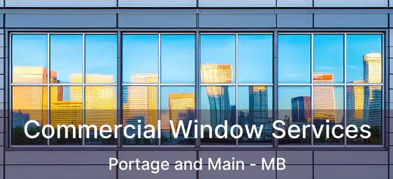  Commercial Window Services Portage and Main - MB