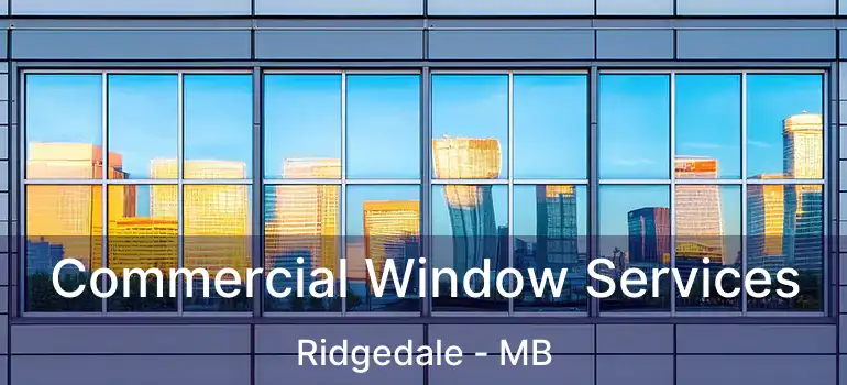  Commercial Window Services Ridgedale - MB