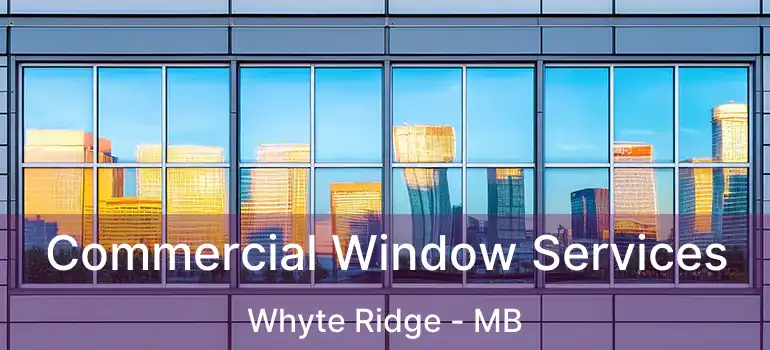  Commercial Window Services Whyte Ridge - MB