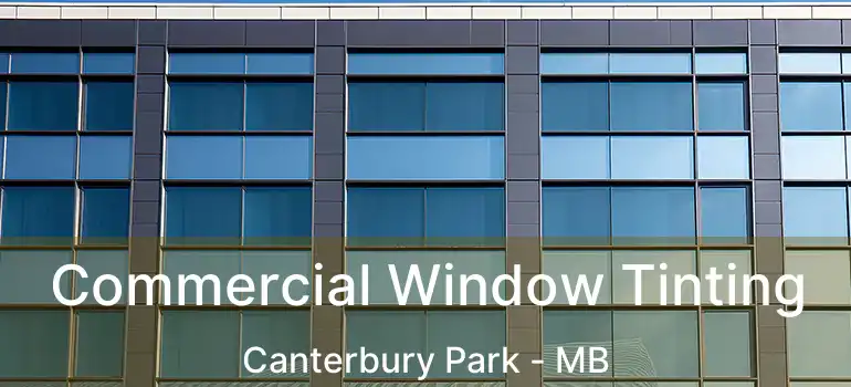 Commercial Window Tinting Canterbury Park - MB