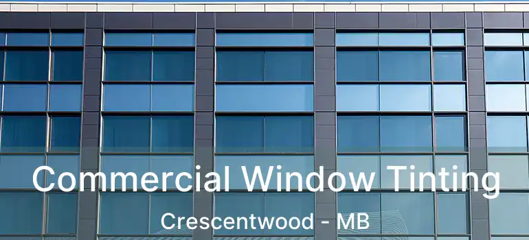  Commercial Window Tinting Crescentwood - MB