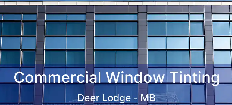  Commercial Window Tinting Deer Lodge - MB
