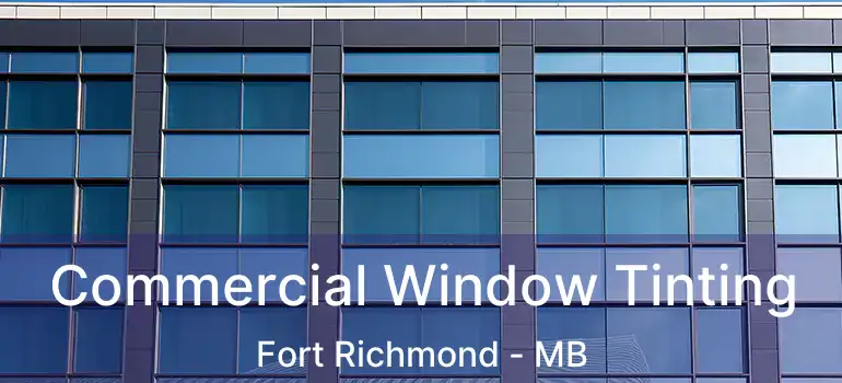  Commercial Window Tinting Fort Richmond - MB