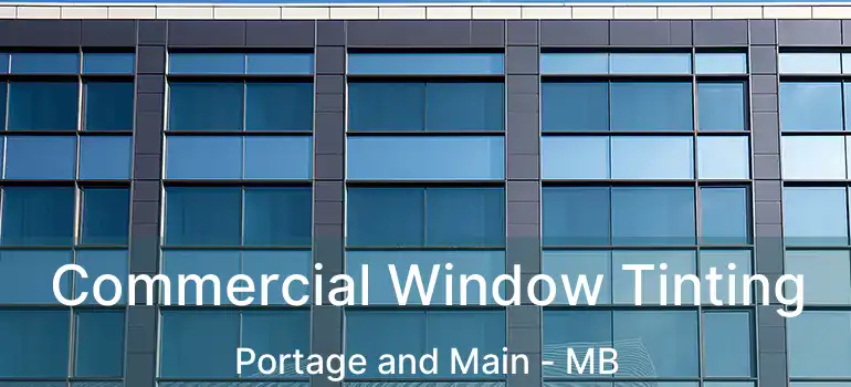  Commercial Window Tinting Portage and Main - MB