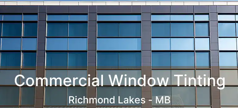  Commercial Window Tinting Richmond Lakes - MB