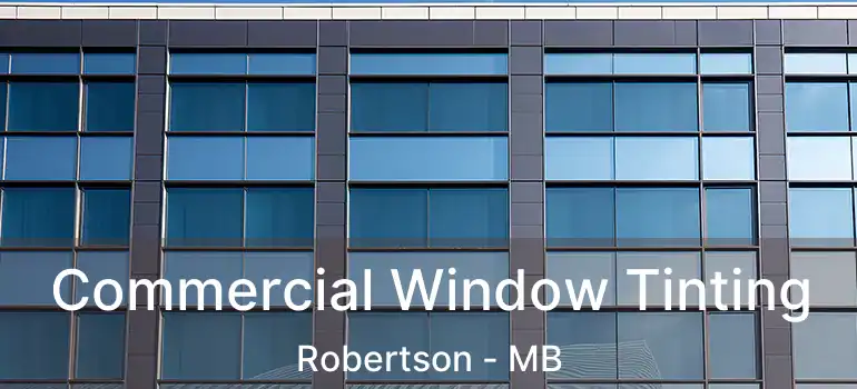  Commercial Window Tinting Robertson - MB