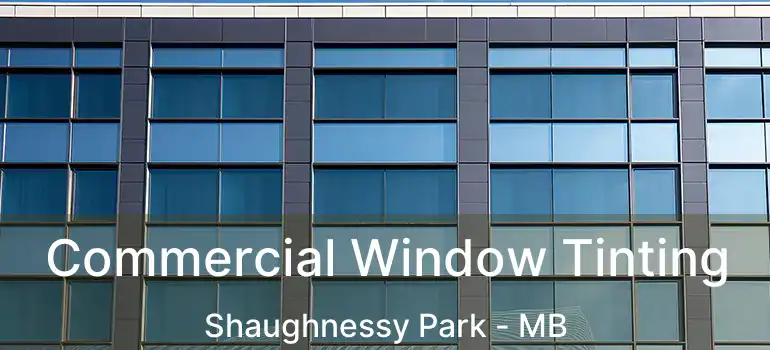  Commercial Window Tinting Shaughnessy Park - MB