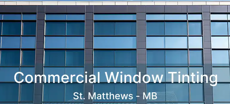  Commercial Window Tinting St. Matthews - MB