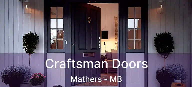  Craftsman Doors Mathers - MB