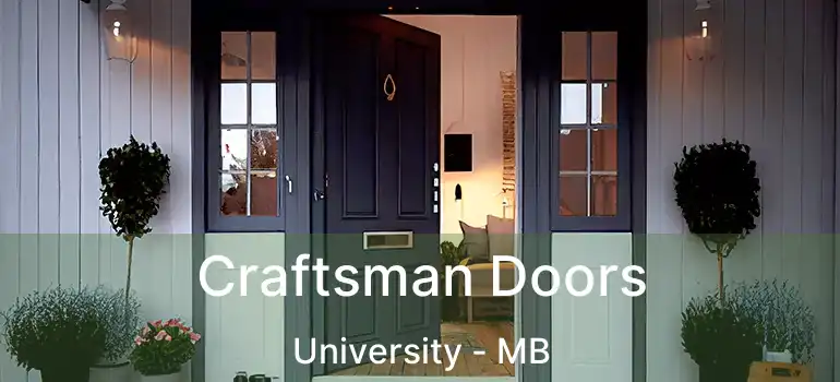  Craftsman Doors University - MB