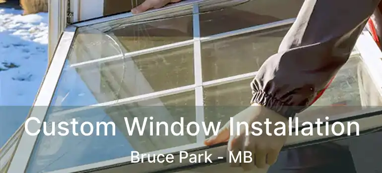  Custom Window Installation Bruce Park - MB