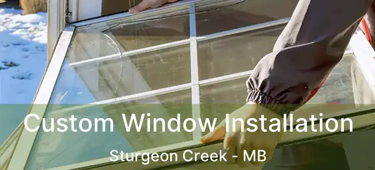  Custom Window Installation Sturgeon Creek - MB