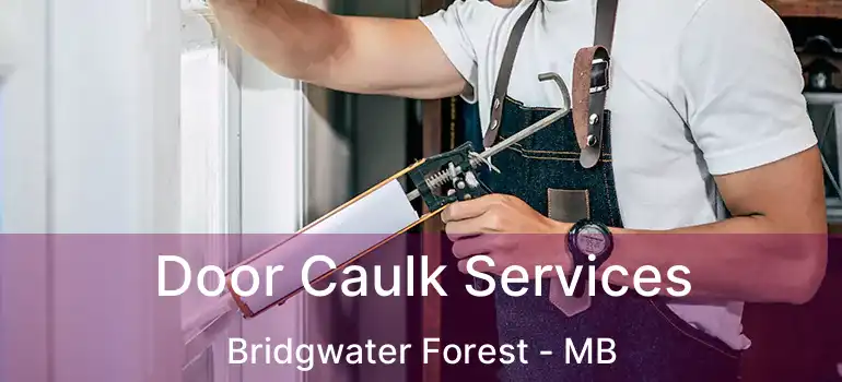  Door Caulk Services Bridgwater Forest - MB