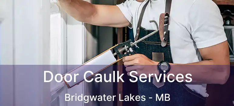  Door Caulk Services Bridgwater Lakes - MB