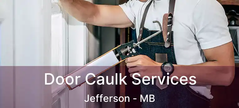  Door Caulk Services Jefferson - MB