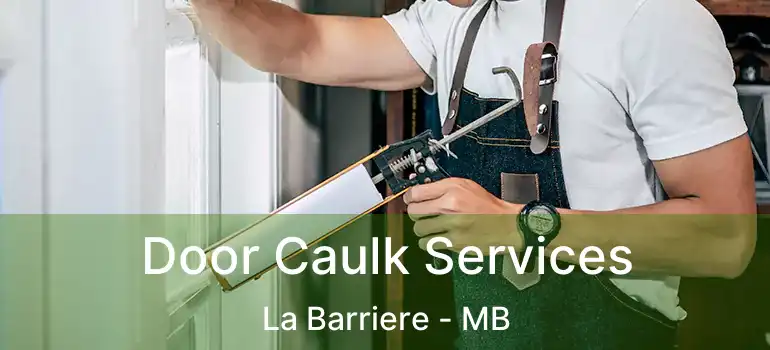  Door Caulk Services La Barriere - MB