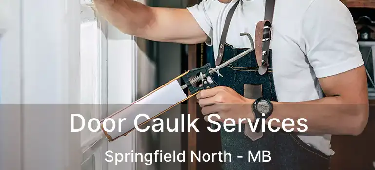  Door Caulk Services Springfield North - MB