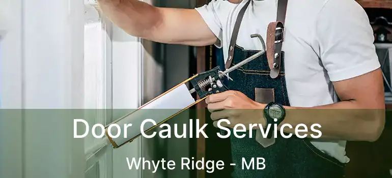  Door Caulk Services Whyte Ridge - MB