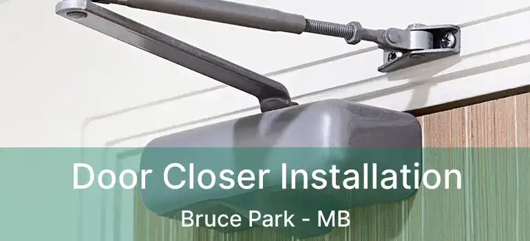  Door Closer Installation Bruce Park - MB