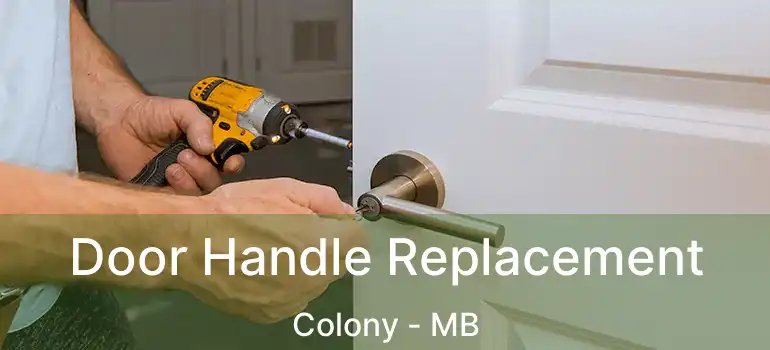  Door Handle Replacement Colony - MB
