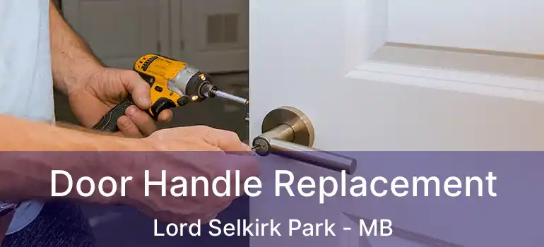 Door Handle Replacement Lord Selkirk Park - MB