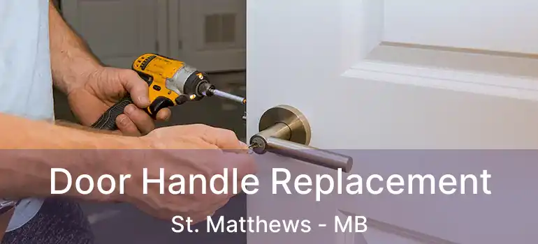  Door Handle Replacement St. Matthews - MB