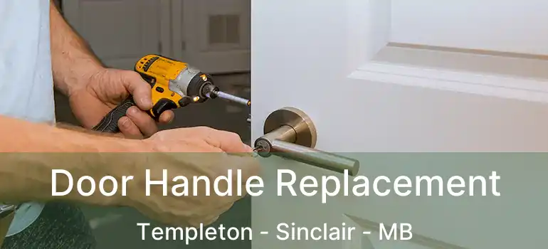  Door Handle Replacement Templeton - Sinclair - MB