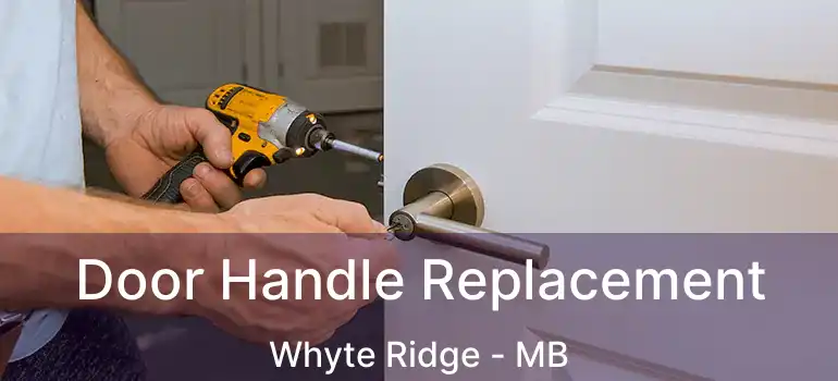  Door Handle Replacement Whyte Ridge - MB