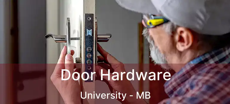  Door Hardware University - MB