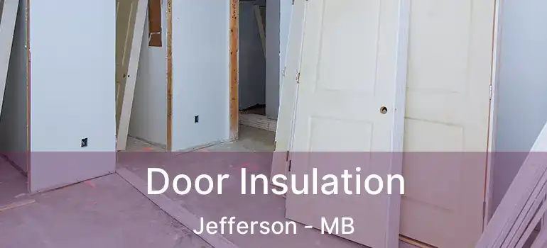  Door Insulation Jefferson - MB