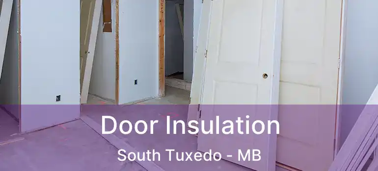  Door Insulation South Tuxedo - MB