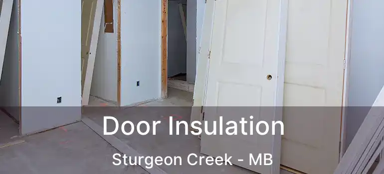  Door Insulation Sturgeon Creek - MB