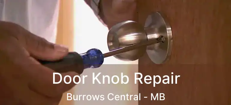  Door Knob Repair Burrows Central - MB