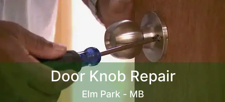  Door Knob Repair Elm Park - MB