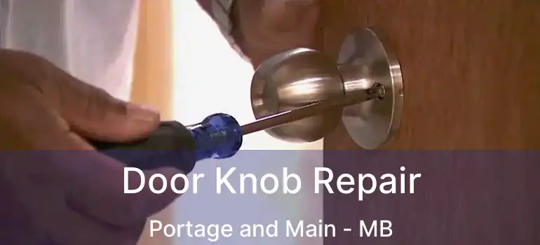  Door Knob Repair Portage and Main - MB