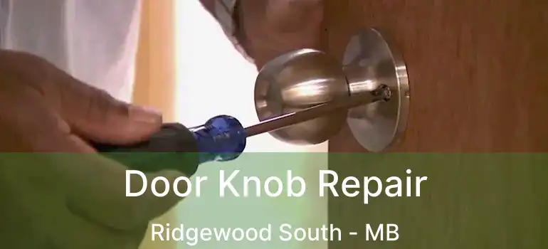  Door Knob Repair Ridgewood South - MB