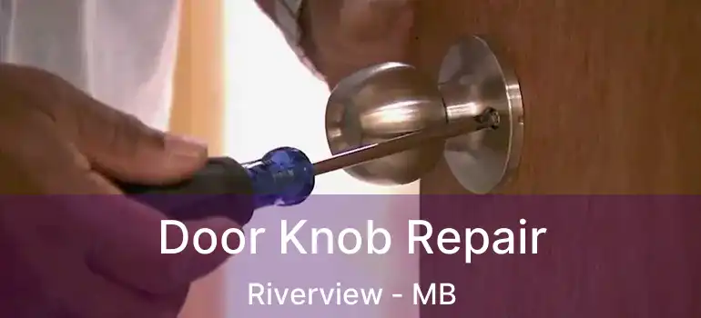  Door Knob Repair Riverview - MB