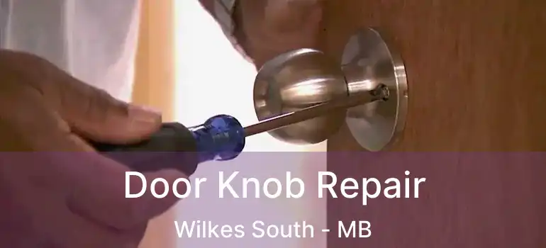  Door Knob Repair Wilkes South - MB
