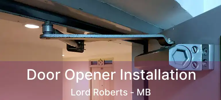  Door Opener Installation Lord Roberts - MB