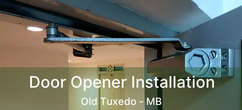  Door Opener Installation Old Tuxedo - MB