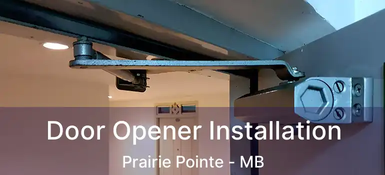  Door Opener Installation Prairie Pointe - MB