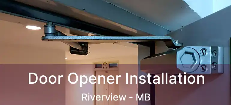  Door Opener Installation Riverview - MB