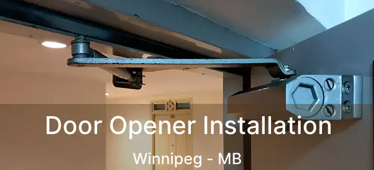  Door Opener Installation Winnipeg - MB